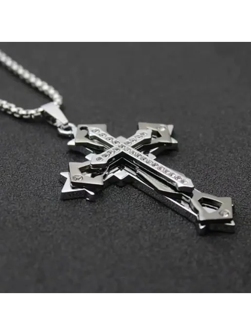 Нет бренда Цепочка из титановой стали unisex Silver Color, серебристый, фото 4