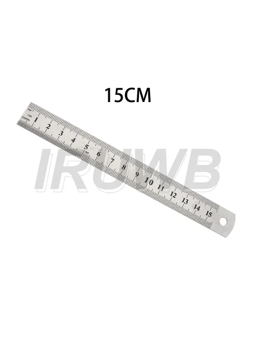 Нет бренда Линейка из нержавеющей стали 0-300 мм 150mm, 150mm