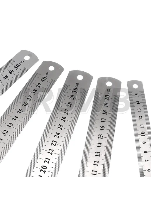 Нет бренда Линейка из нержавеющей стали 0-300 мм 150mm, 400mm, фото 3