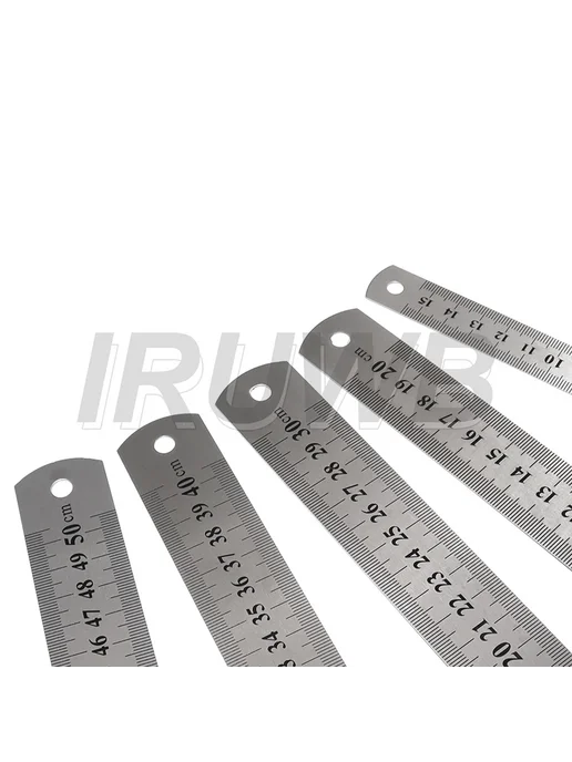 Нет бренда Линейка из нержавеющей стали 0-300 мм 150mm, 400mm, фото 5