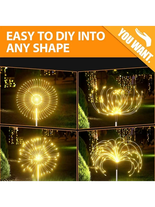 Нет бренда Солнечные фонарики 420 LED White light, 150LED, Multicolored 150LED, фото 4