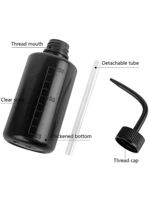 MAMBA TATTOO Бутылка-спрей для тату 250 500 мл WHITE 250ML, 500 мл, 250 мл, фото 6