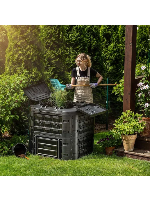 Prosperplast Компостер для сада Compogreen Vario 650 л, 650 л, фото 2