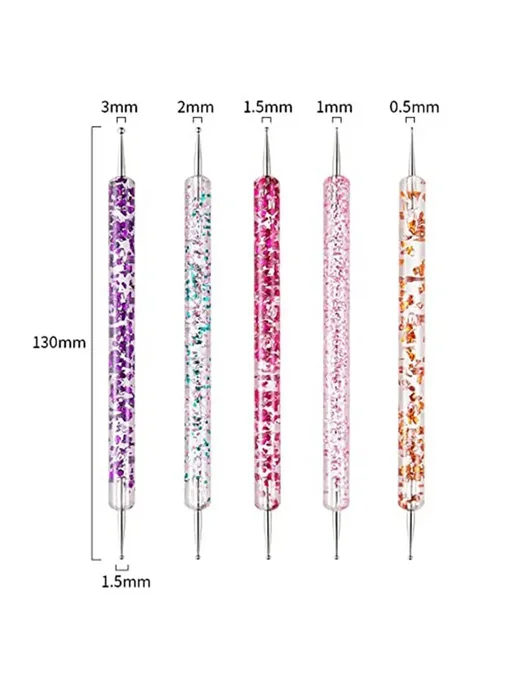 DianaBeauty Кисти для дизайна ногтей, 6 31 шт Pen-6pcs Double-end, 31 шт, 6 шт, фото 3