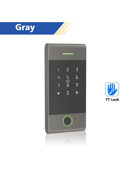 RAYKUBE TT Lock Smart замок с кодом, Gray, серый