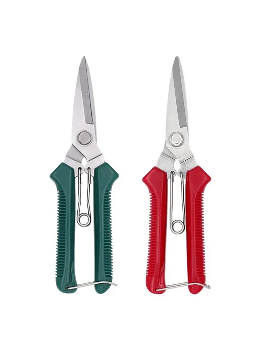 Нет бренда Секаторы для обрезки 190 мм из нержавеющей стали 2pcs, 2 шт