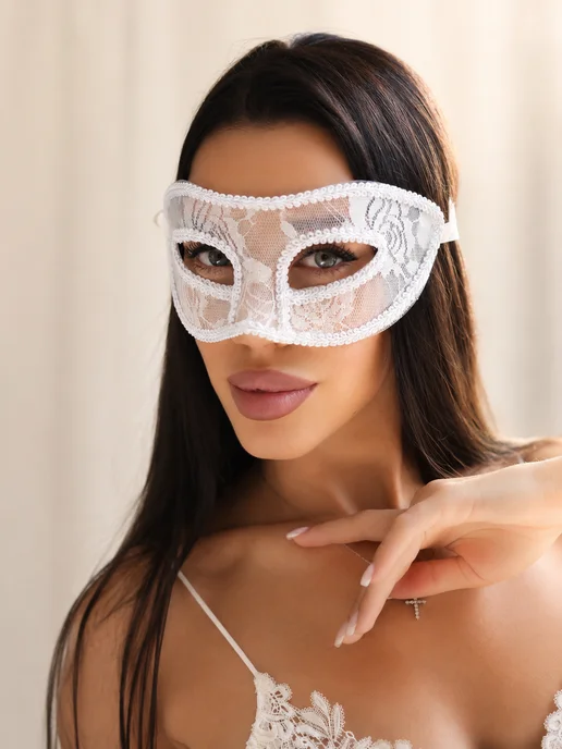 Mirva-Sexy Кружевная карнавальная маска, вариант, фото 4