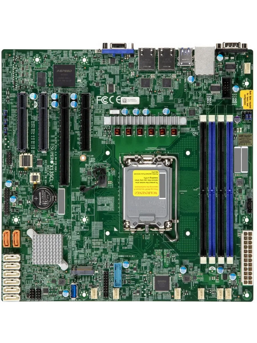 Supermicro Материнская плата MBD-X13SCL-F-B bundle