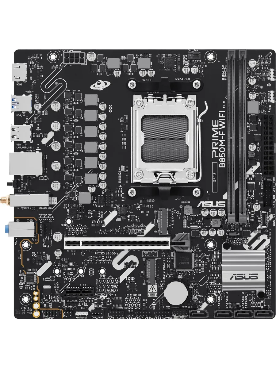 Материнская плата PRIME B850M-F Asus 1381763369 купить за 19 775 ₽ в интернет‑магазине Wildberries