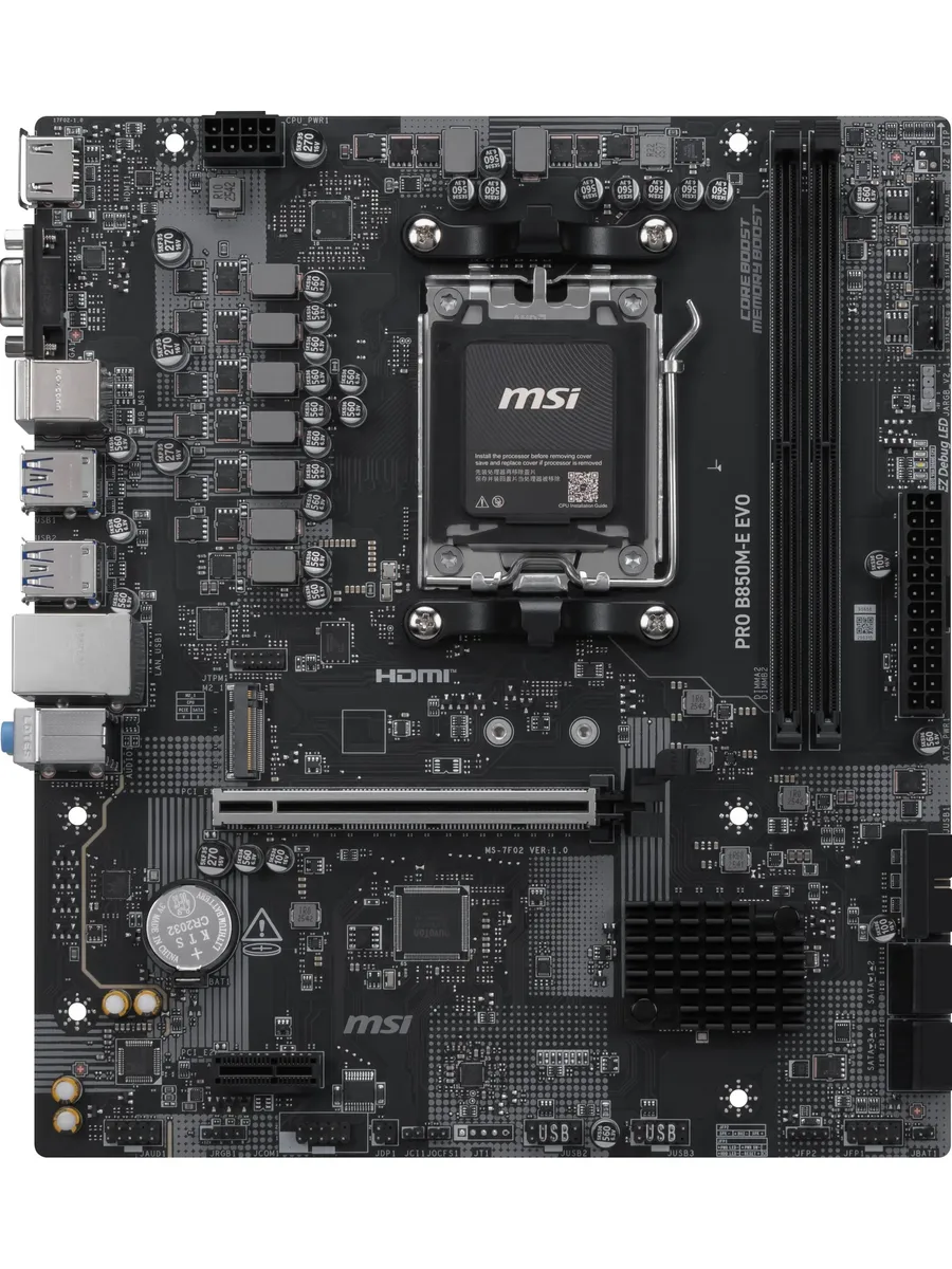 MSI Материнская плата PRO B850M-E EVO