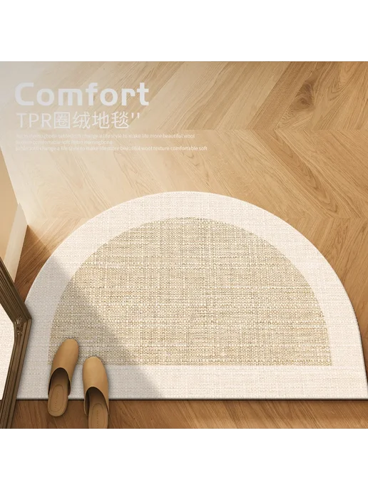 Полукруглый коврик VIKAMA 60x90см, цвет SJR-7, 60x90 см, фото 2