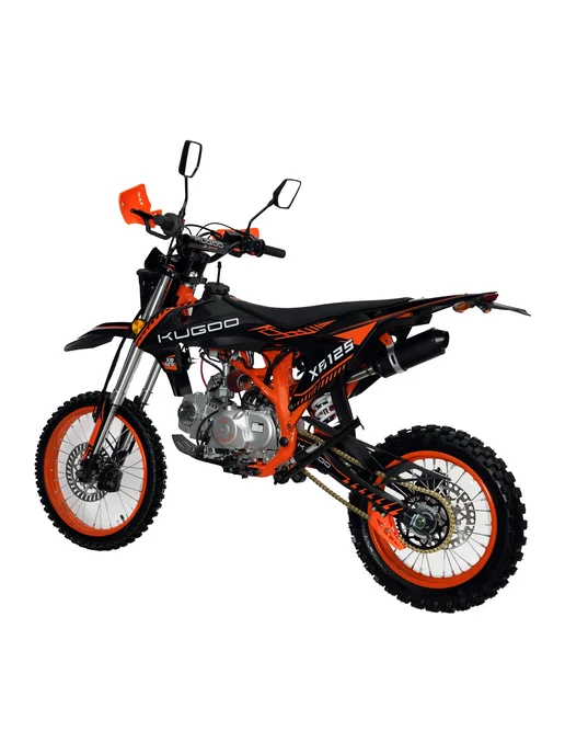 KUGOO Бензиновый мотоцикл XB-125 125 куб.см, черный, фото 7