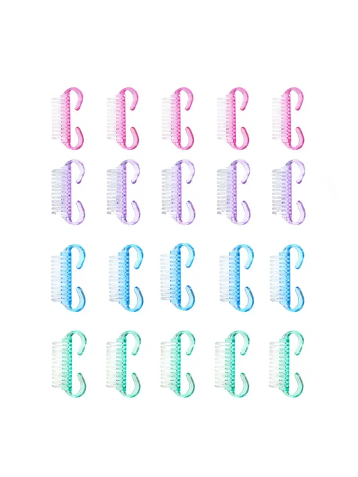 Нет бренда Набор акриловых кистей для ногтей, розовые 20Pcs mix color, 20 шт, фото 2