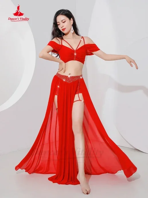 Костюм для танца живота Dancer's Vitality сетка, голубой, фото 2