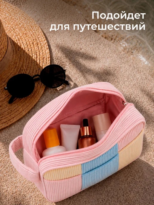 DEFENDER Косметичка женская, розовый, М, розовый, фото 2
