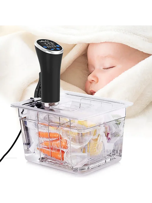 wancle 1100W Погружной Циркулятор Sous Vide EU, 1100 Вт, фото 7