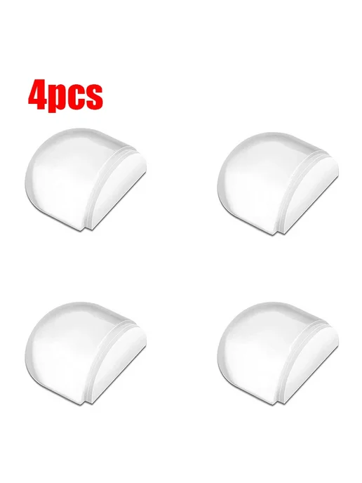 TFAAI Прозрачный дверной стопор 4pcs, 4 шт, прозрачный