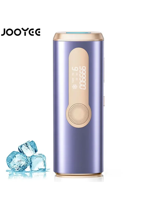 JOOYEE Лазерный эпилятор 999900 вспышек 9 уровней US Plug, P, фиолетовый