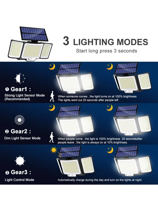 newstyle Солнечный светильник 228 328LED-1PCS, вариант, фото 7