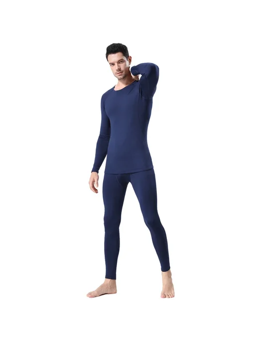 YOUONGWEAR Мужские Зимние Термокальсоны На Флисе, Теплые Компрессионные, вариант, фото 4