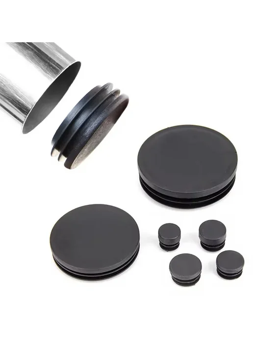 Черные круглые заглушки для мебели 30mm, 8 шт, 8 шт