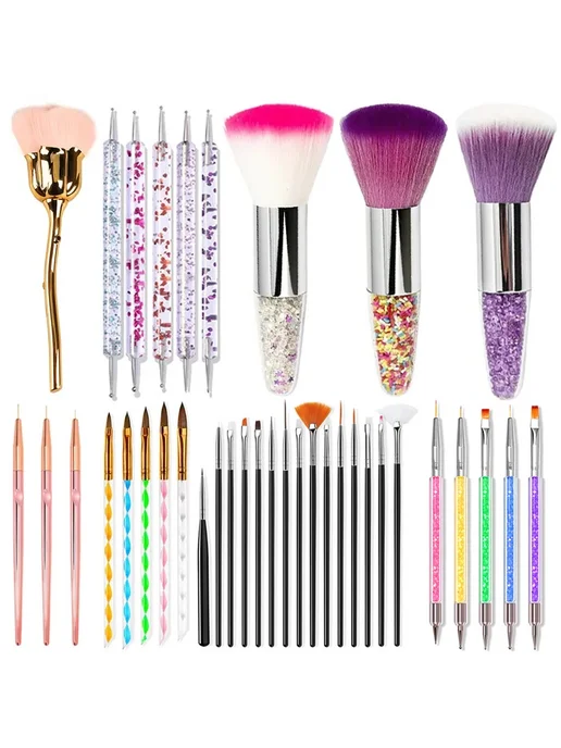 DianaBeauty Кисть для удаления пыли Pen-20 Pink, розовый, фото 2
