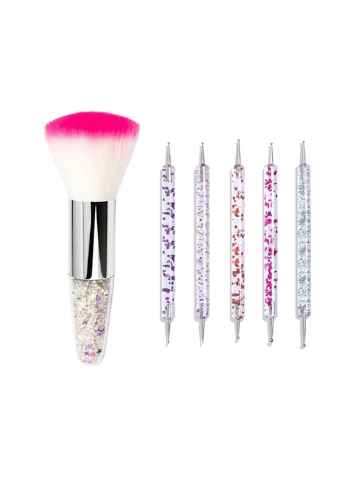 DianaBeauty Кисть для удаления пыли Pen-20 Pink, розовый, фото 3