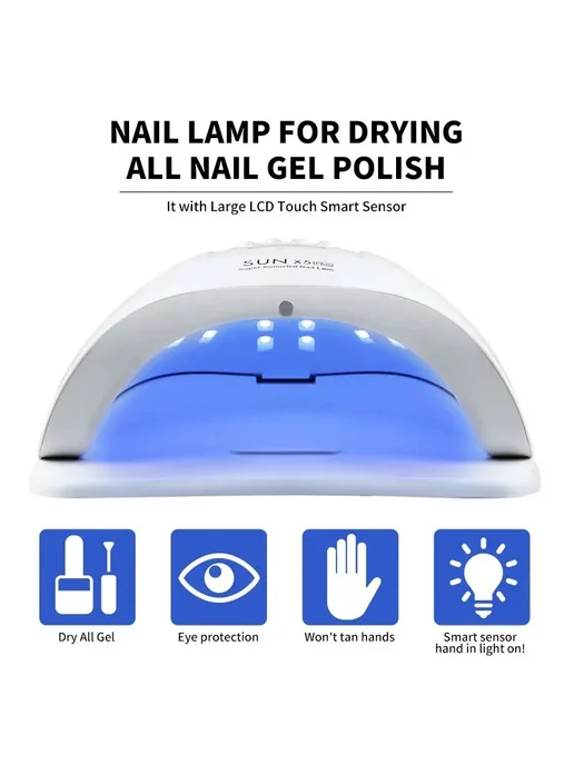 LIMEGIRL SUN X5 LED MAX сушилка для ногтей, EU вилка, вариант, фото 3