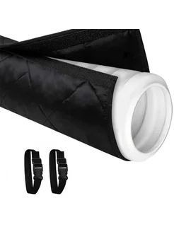 Нет бренда Черный чехол для шланга кондиционера 150x53см, Strap