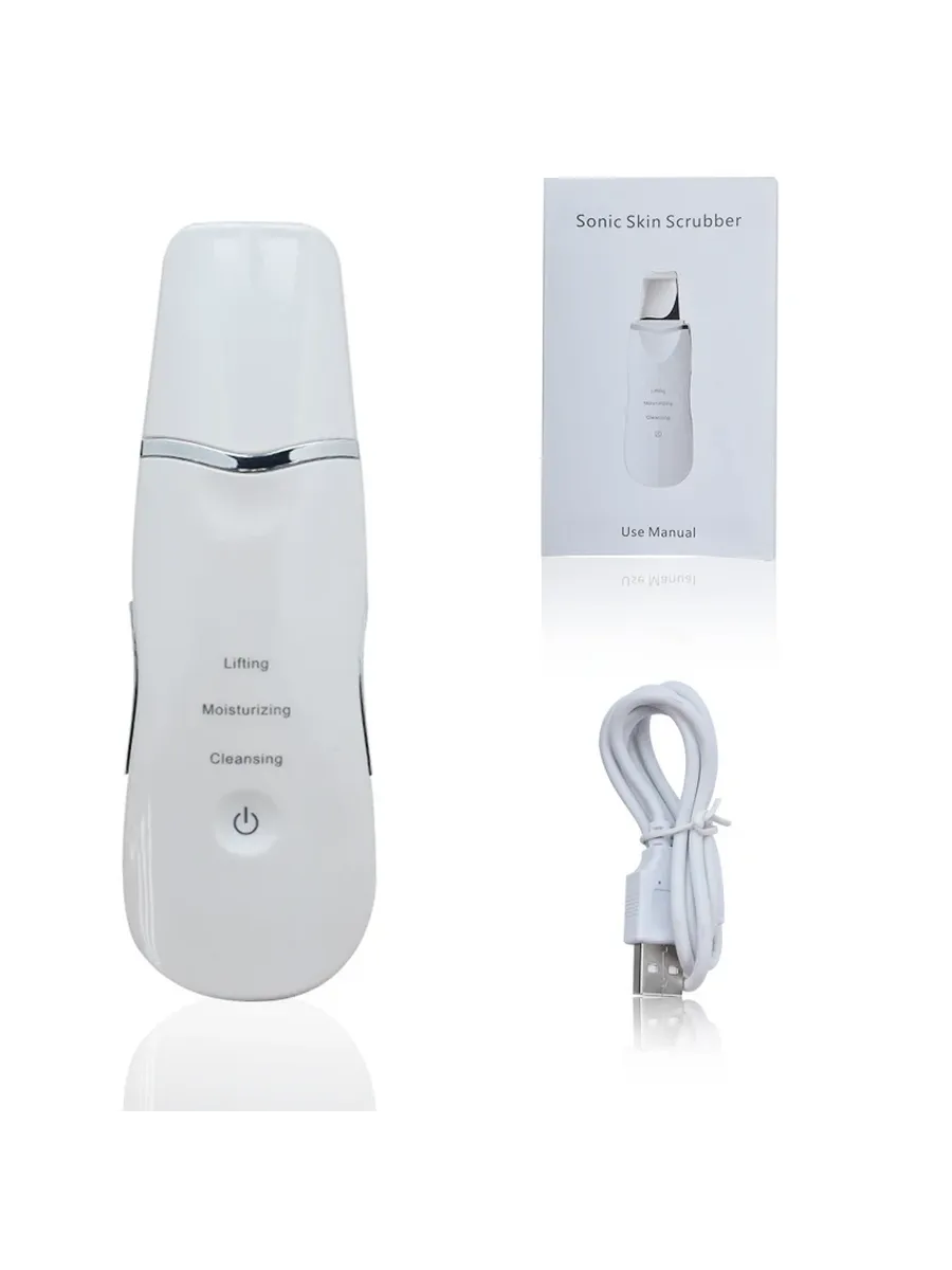 No How Ru Электрический ультразвуковой скрабер SANPKON White no box SANPKON ...