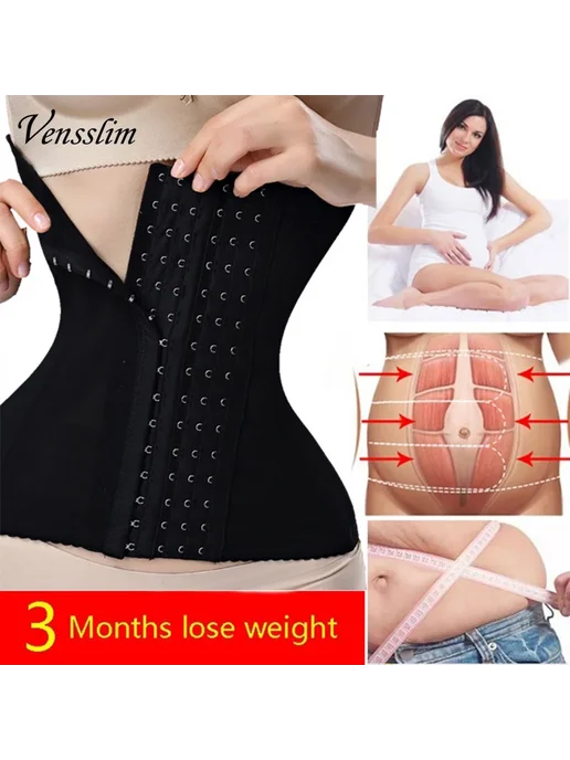 Vensslim Корсет-пояс для коррекции фигуры 6XL, черный, фото 4