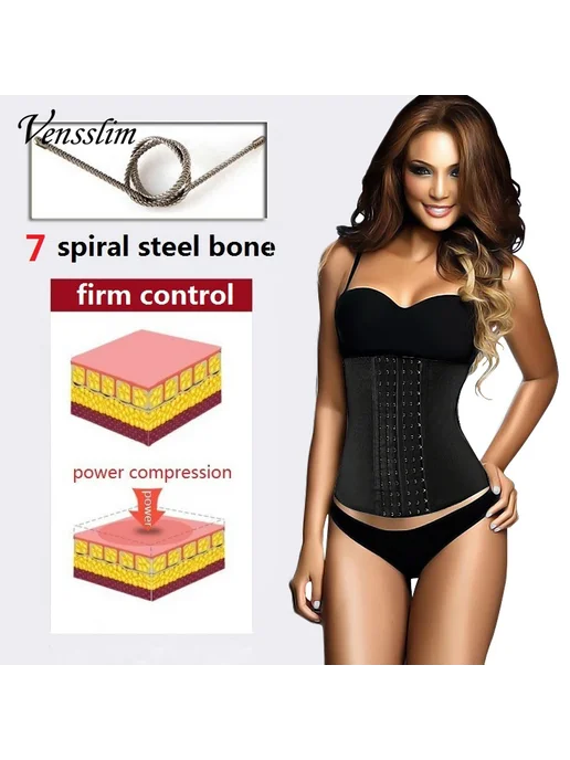 Vensslim Корсет-пояс для коррекции фигуры 6XL, черный, фото 5