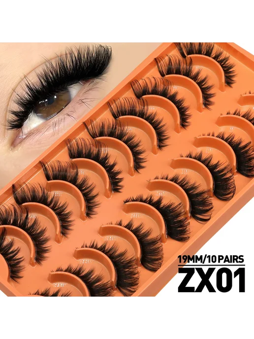 Groinneya 3D накладные ресницы 10 Pairs-ZX01, вариант