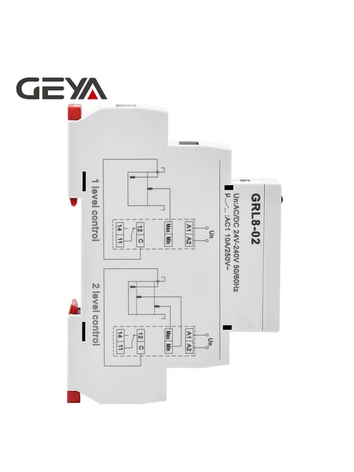 (P D B N) GRL8-02 жидкости контроля уровня 10A ACDC24V-240V, вариант, фото 4
