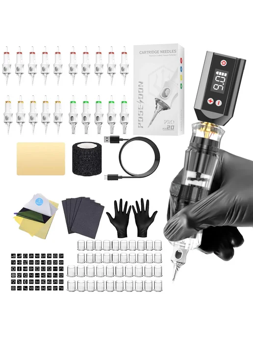 Poseidon Tattoo Machine Kit V6 Tattoo Machine, вариант, фото 3