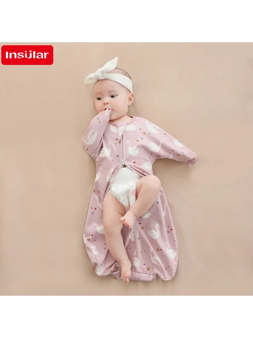 insular Хлопковое одеяло для новорожденных, вариант, фото 3