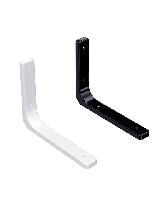 Нет бренда Кронштейны для полок из нержавеющей стали 6pcs, 4 Inch-White, Кронштейн для полки 12, фото 7