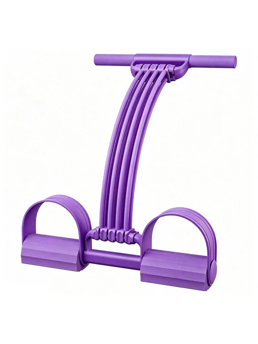 Резинка с ручками для тренировки и растяжки, цвет Purple, фиолетовый