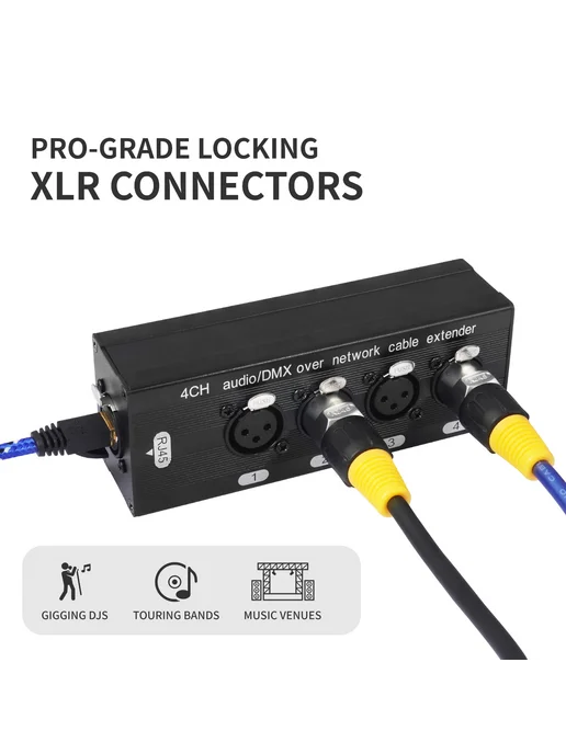 XLR сплиттер на RJ45 Ethercon, 4-канала x 1 пару, вариант, фото 5