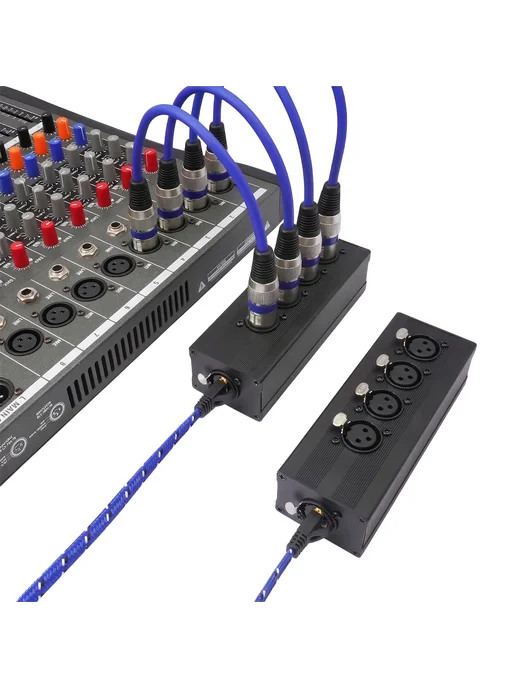 XLR сплиттер на RJ45 Ethercon, 4-канала x 1 пару, вариант, фото 7
