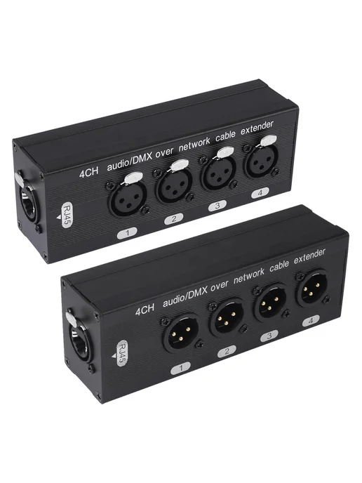 XLR сплиттер на RJ45 Ethercon, 4-канала x 1 пару, вариант, фото 8