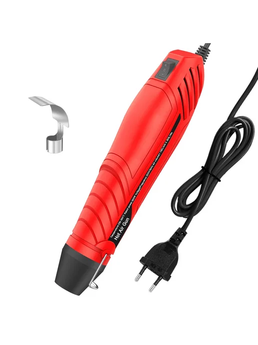 Термофен Lefavor 300 Вт для пайки и сушки 220V EU plug, set, 300 Вт