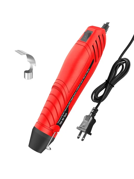 Термофен Lefavor 300 Вт для пайки и сушки 220V EU plug, set, 300 Вт, фото 3