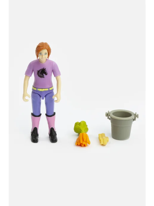 Collecta Игровой набор с фермершей, собакой, лошадью, белый, фото 7