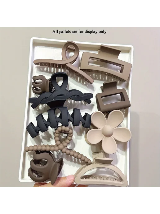 Нет бренда Заколки для волос со стразами для девочек 10pcs-large, 10Pcs-Large, фото 4