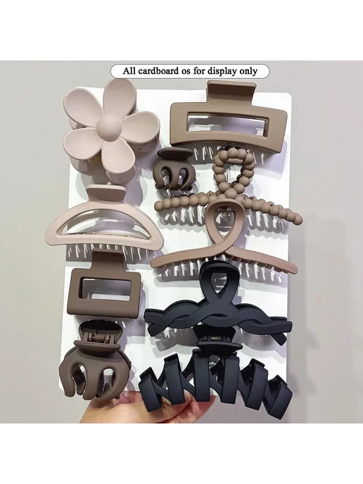 Нет бренда Заколки для волос со стразами для девочек 10pcs-large, 11pcs-large, фото 3