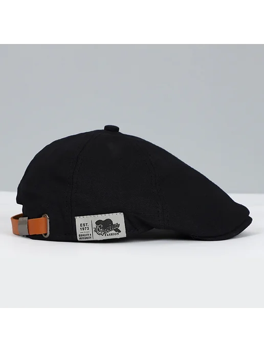 Нет бренда Черный хлопковый ретро берет X-TBYSM-Black, черный