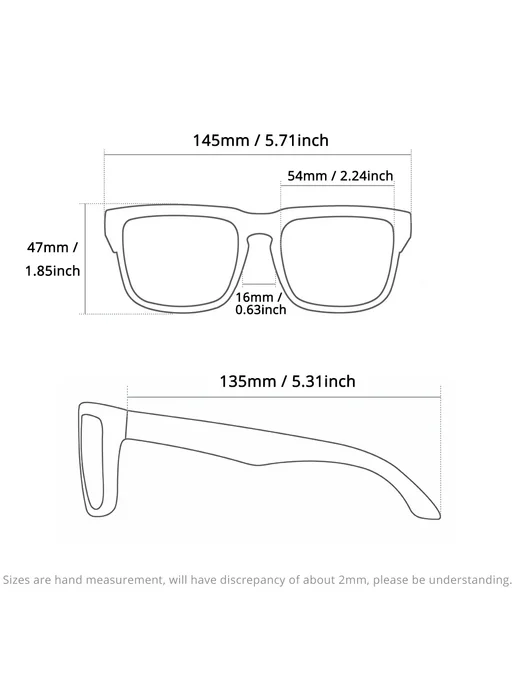 KDEAM КDEAM Солнцезащитные очки квадратные пластиковые polarized U, вариант, фото 5