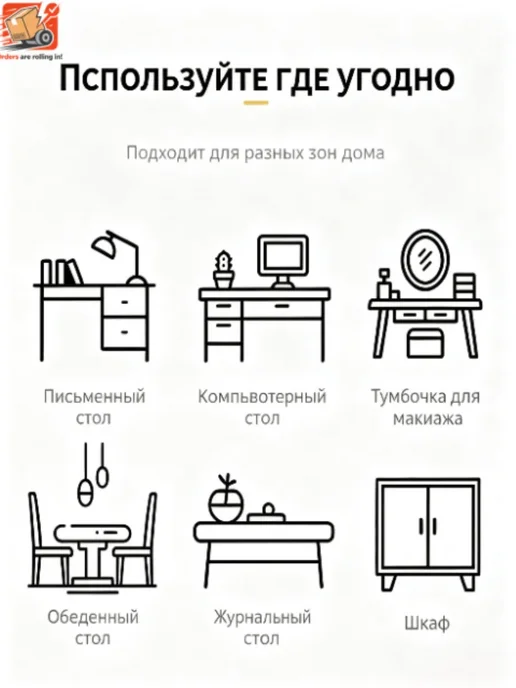 Многофункциональный кожаный коврик для стола 60*30CM, черный, фото 2