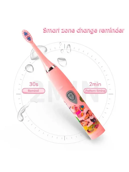 TONGWODE Детская электрическая зубная щетка Sonic SOFT, 4 режима Blu, вариант, фото 5
